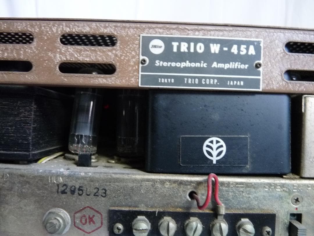 ジャンク トリオ W-45A ステレオ真空管アンプ