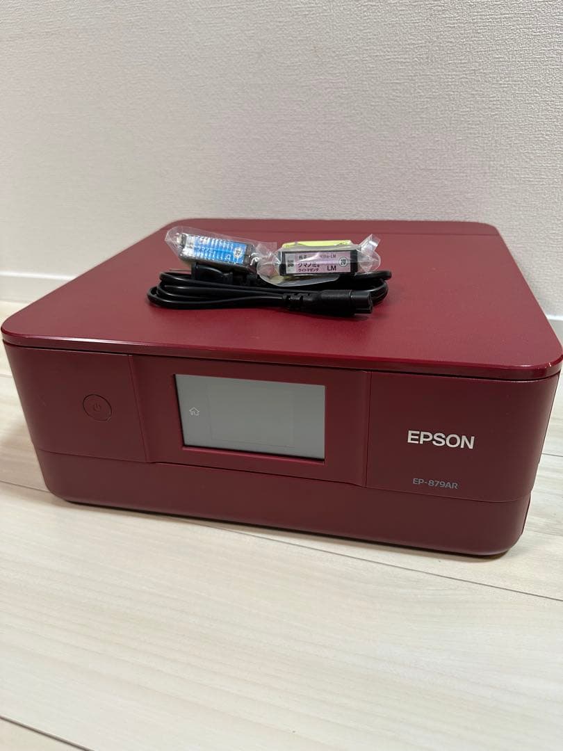 EPSON プリンター EP-879AR 未開封インクとメンテナンスボックス