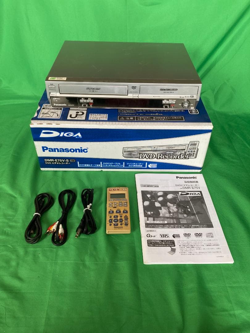Panasonic DMR-E75V-S 録画再生ダビング機＋DVD-R100枚