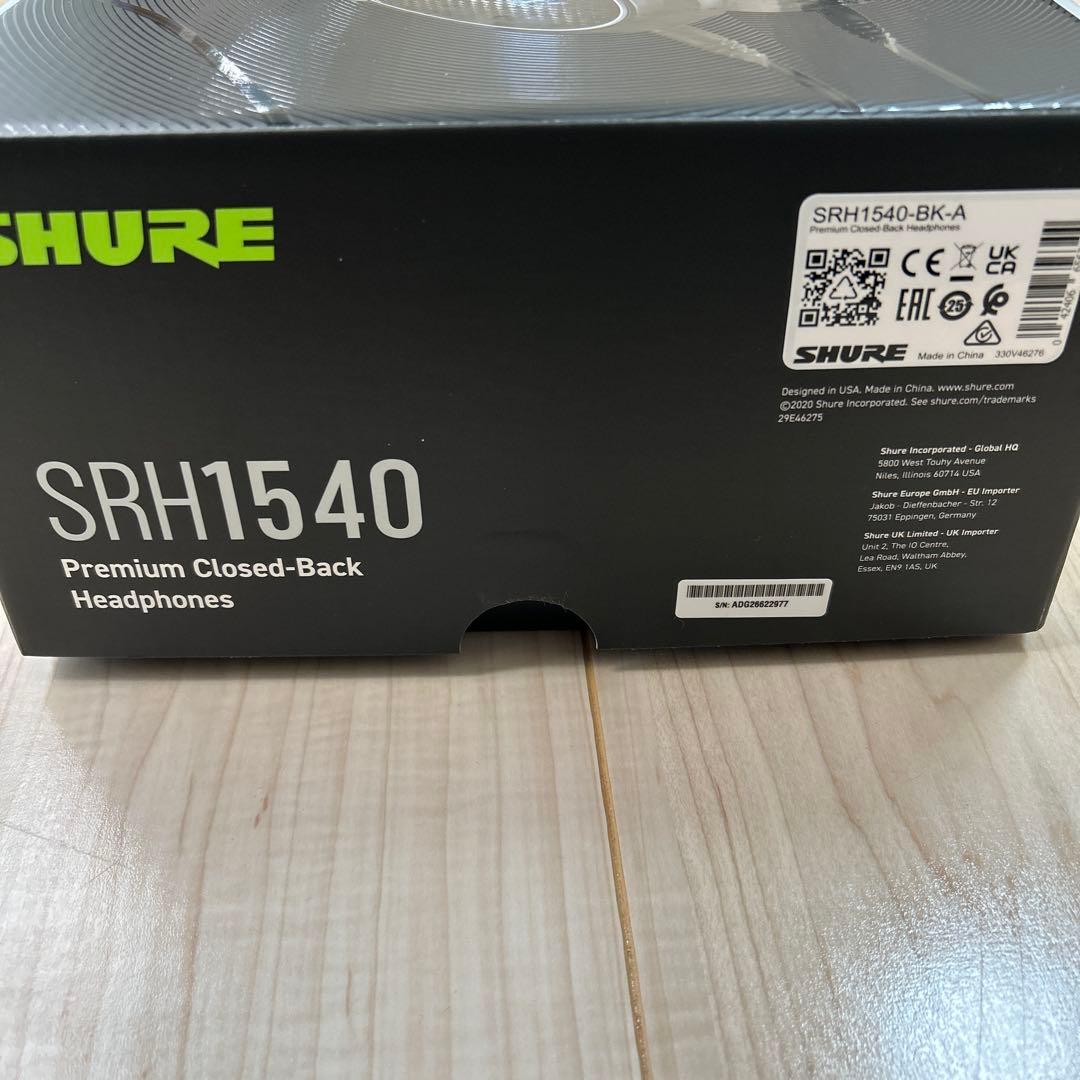 SHURE SRH1540 プレミアム・ スタジオ・ヘッドホン