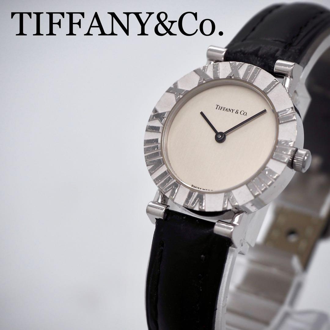 343 稼働　ティファニー　時計　L0640 アトラス　レディース　SV925
