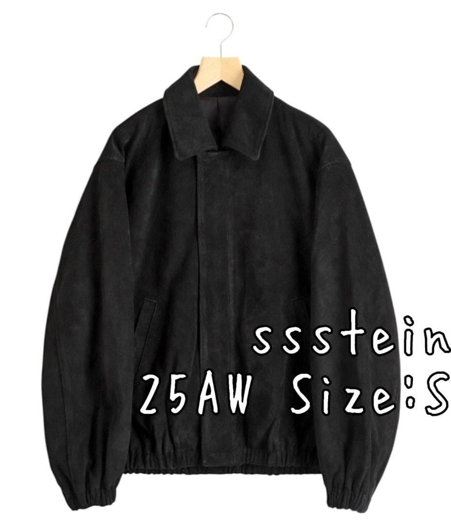ジャケット・アウター ssstein 25AW Cow Suede Zip Short Jacket