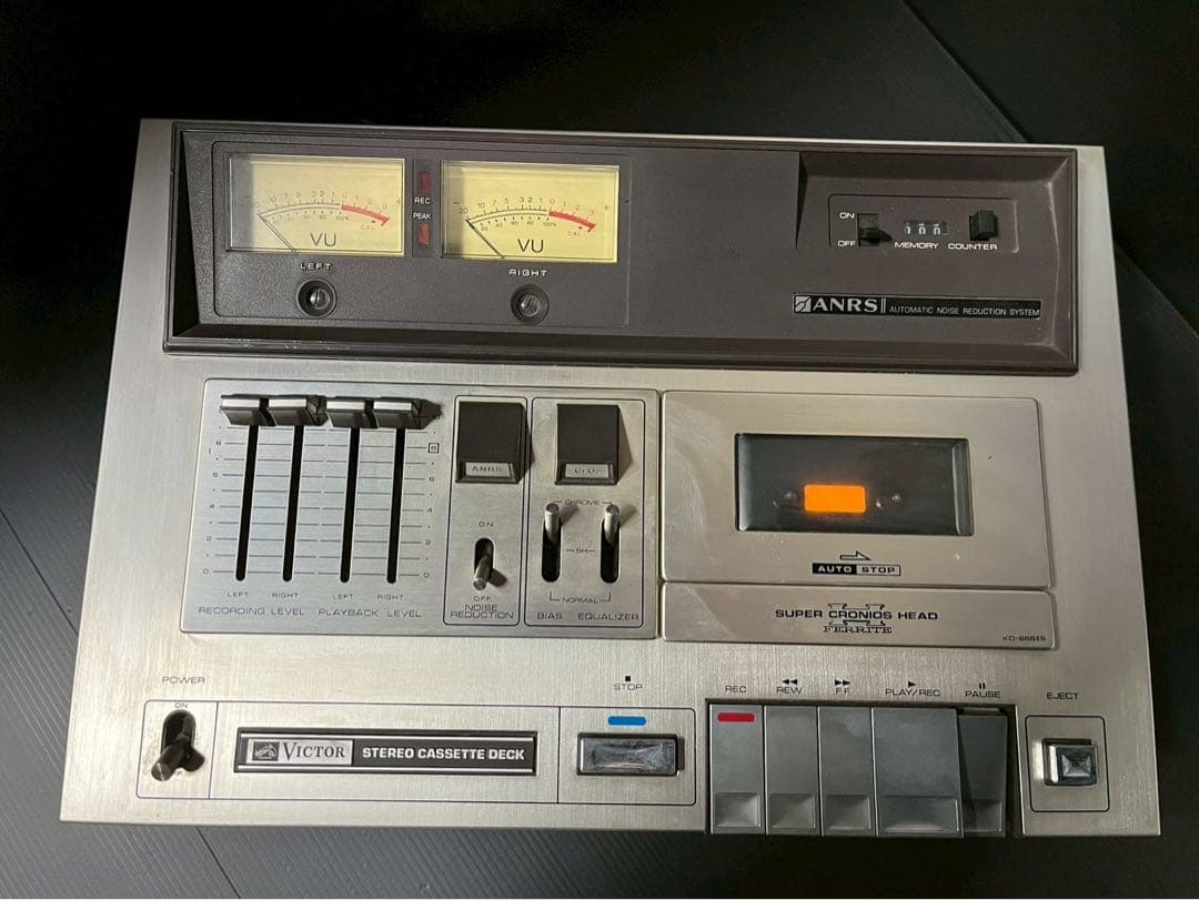 【現状品】Victor ビクター KD-668IIS カセットデッキ 通電確認済