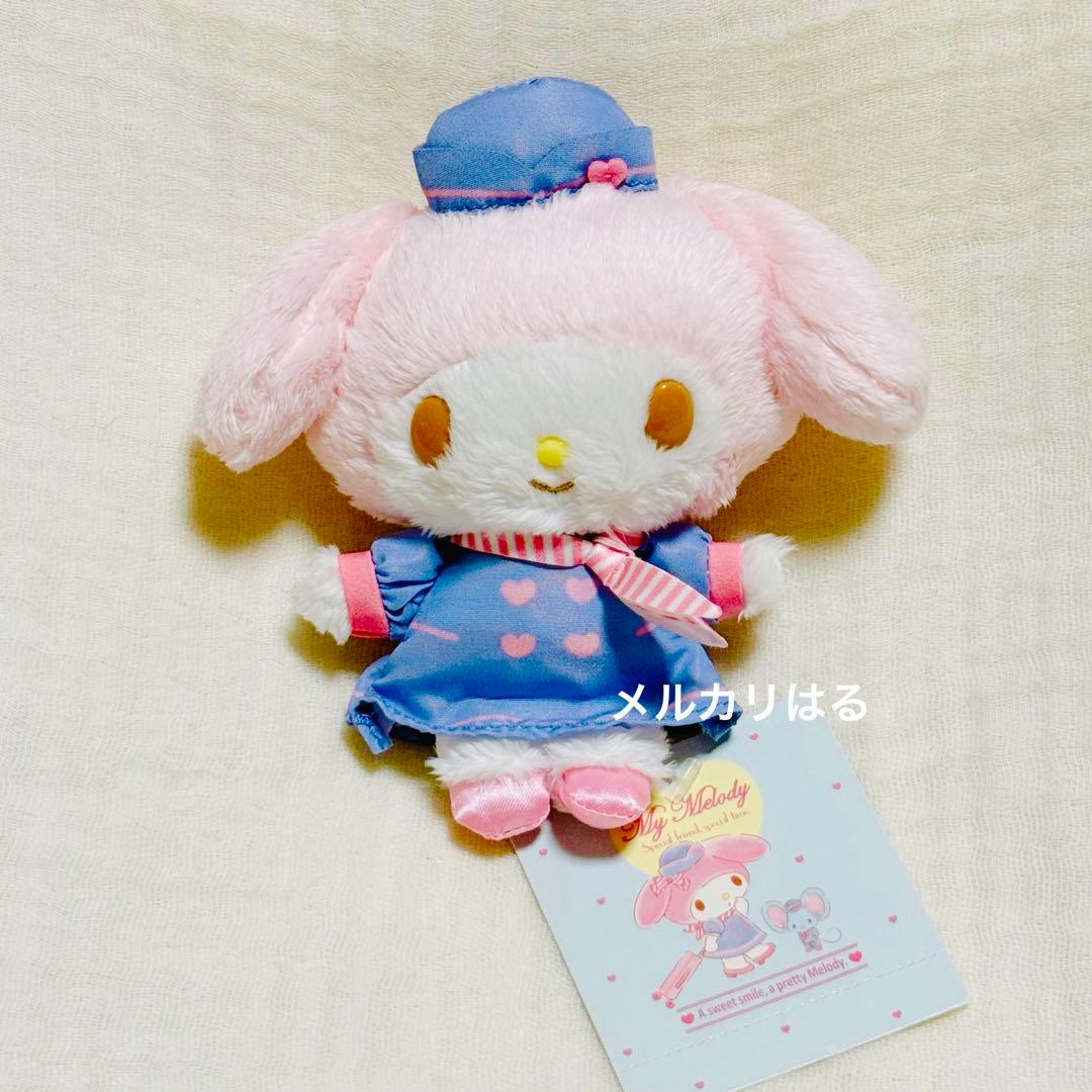 マイメロ キャビンアテンダント コスメロ マスコットホルダー ぬいぐるみ