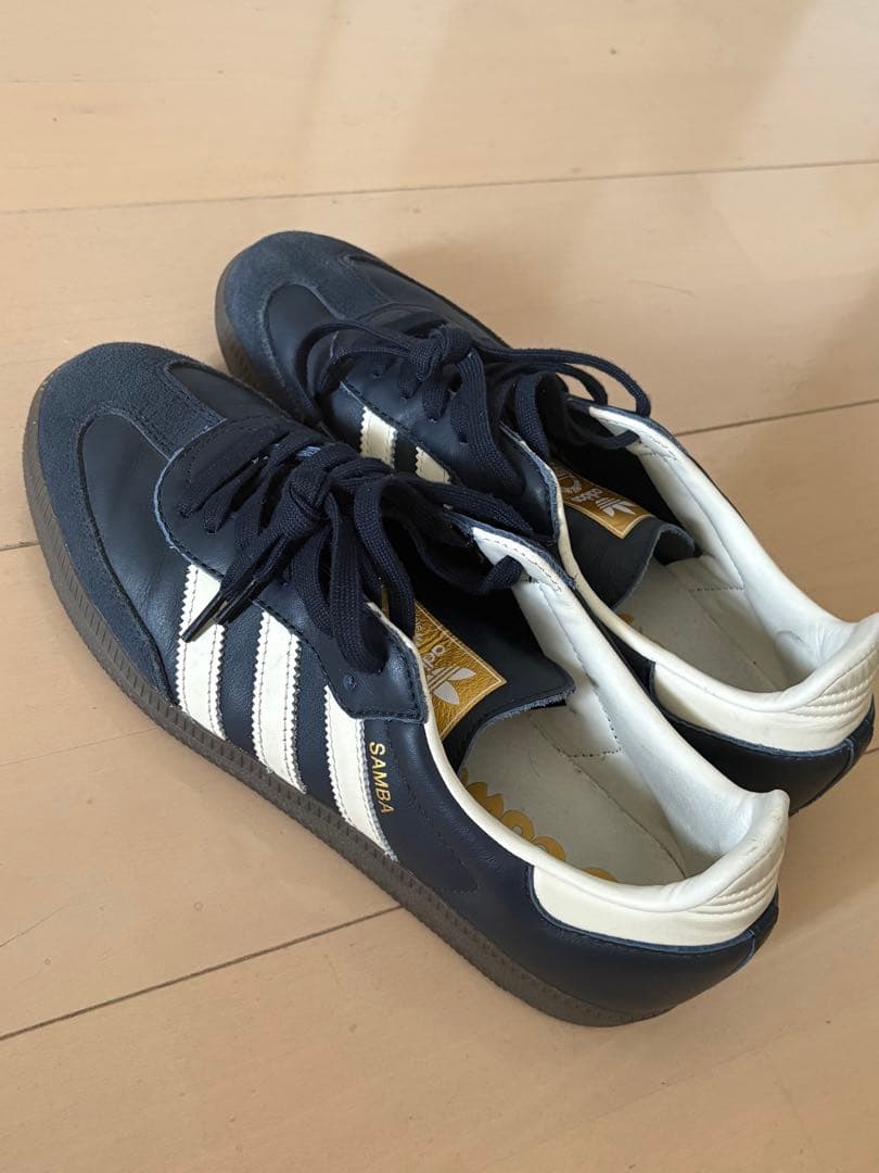 adidas Samba ネイビー/ホワイト 状態良！