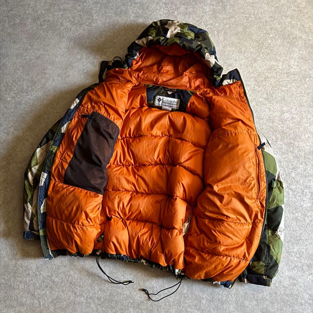 ジャケット・アウター columbia archive camouflage down parka