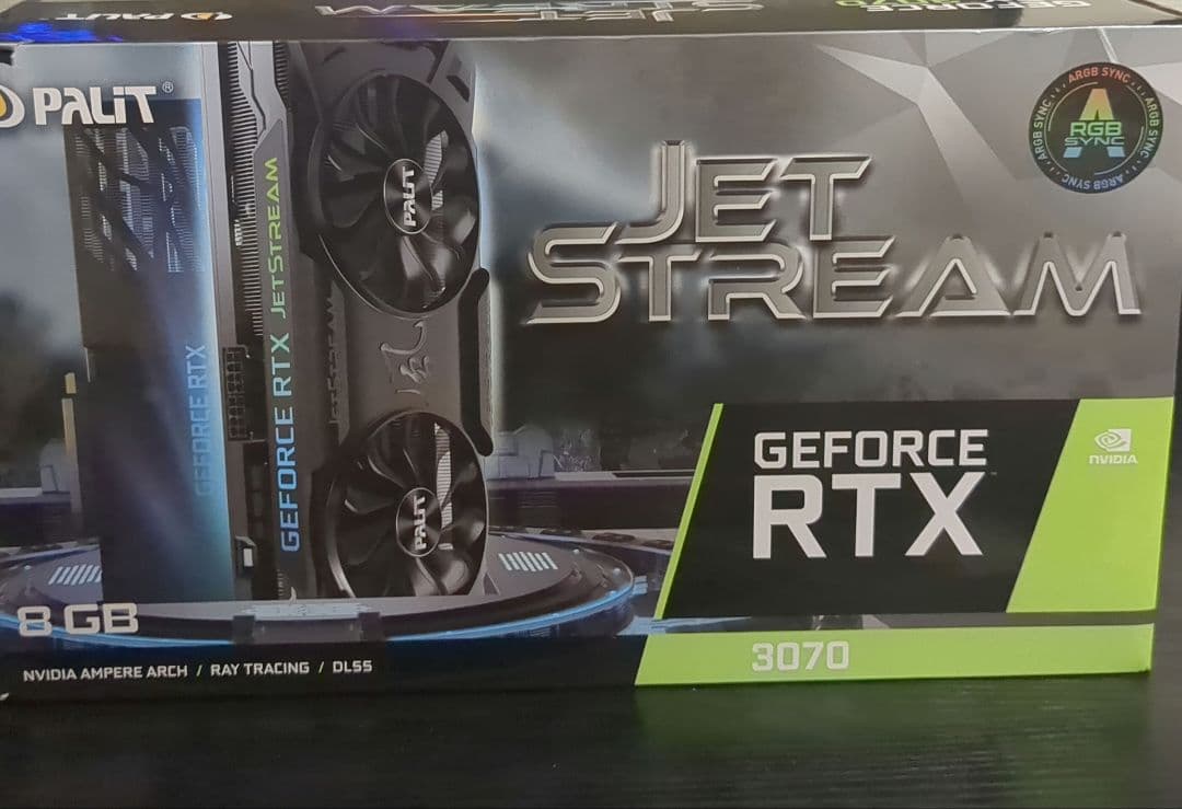 PALIT GEFORCE RTX 3070 中古グラフィックボード