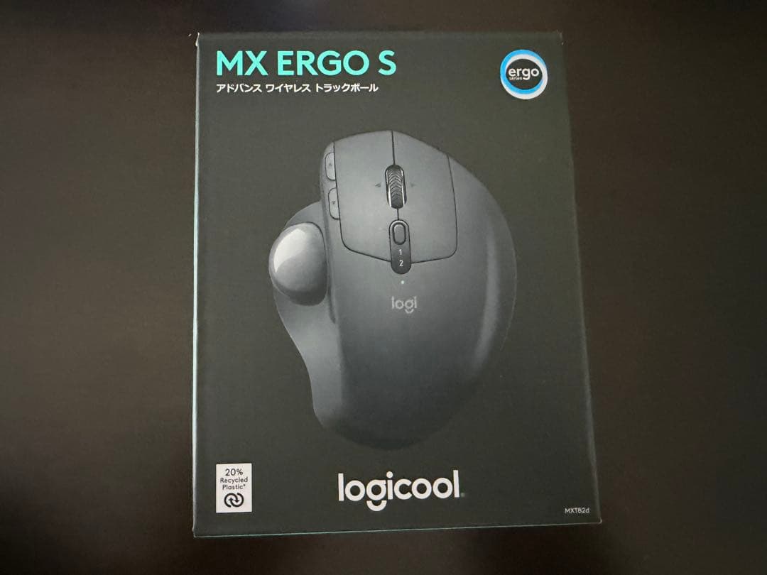 Logicoolトラックボールマウス MX ERGO S グラファイト