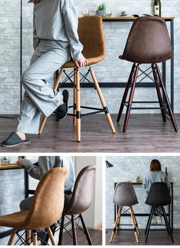 ３脚セット●美品・完売品●2way イームズチェア 高さ切替OK リプロダクト品