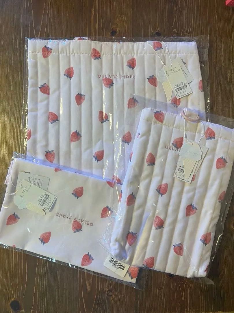 Fukufuku 新品未開封 ジェラートピケ 入園3点セット