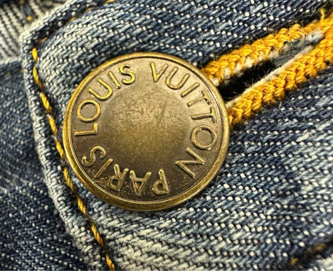 極美品 LOUIS VUITTON ダークブルーデニム 36