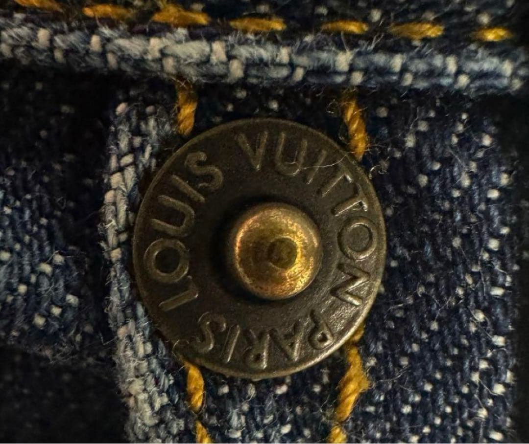 極美品 LOUIS VUITTON ダークブルーデニム 36