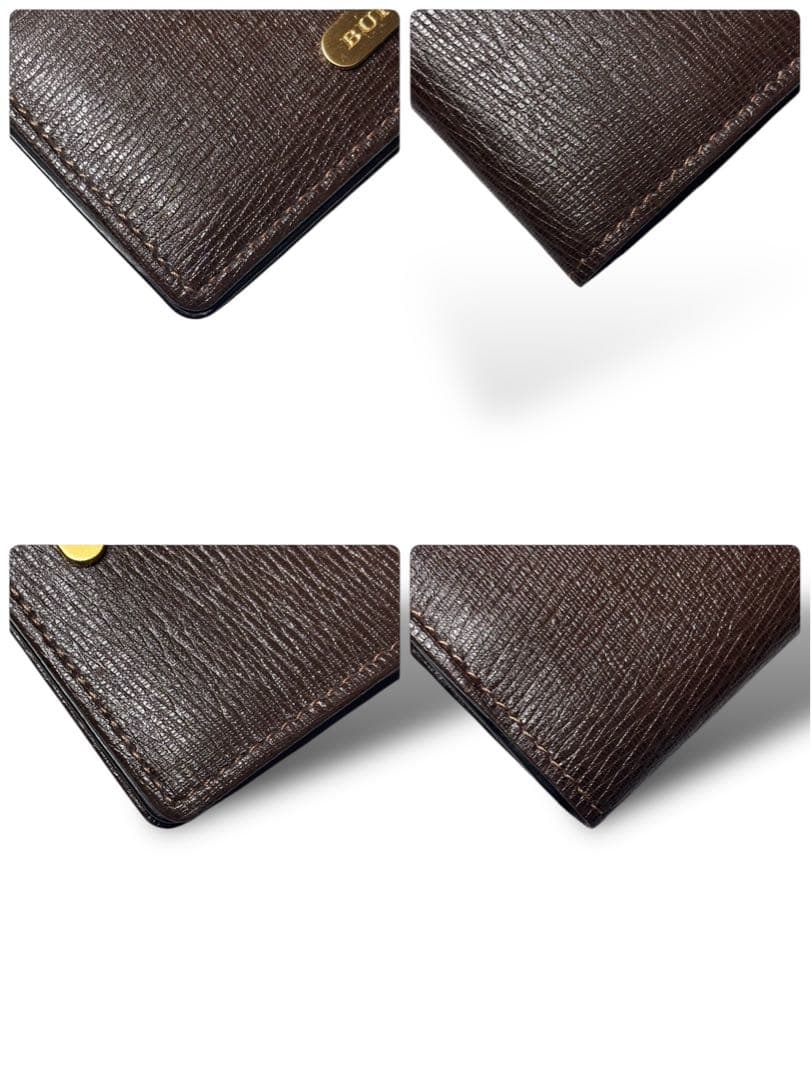 バーバリー　ノバチェック　名刺入れ　カード入れ　ブラウン　ゴールド金具