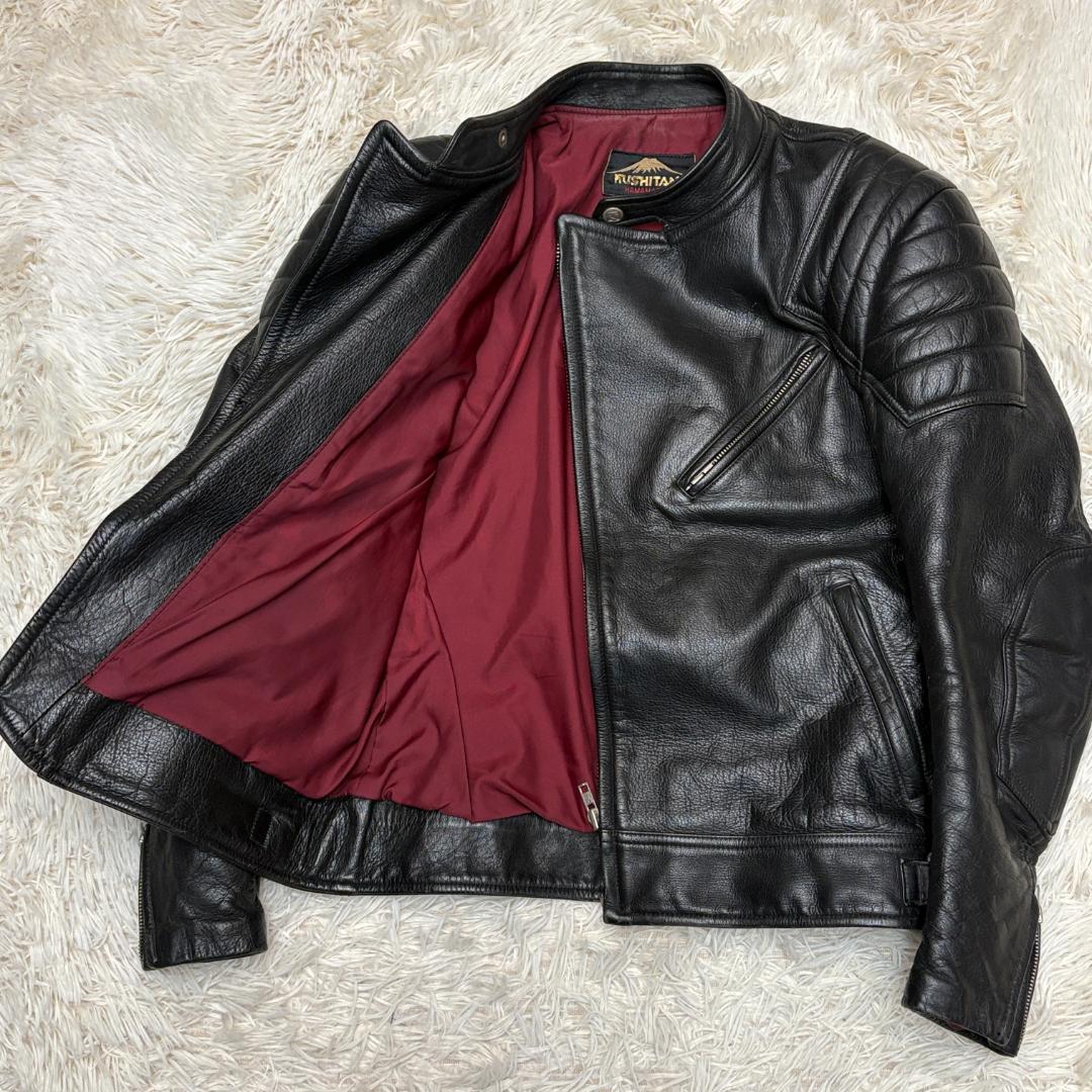 クシタニ ダブルライダース ジャケット ビンテージ レザー 本革 バイク