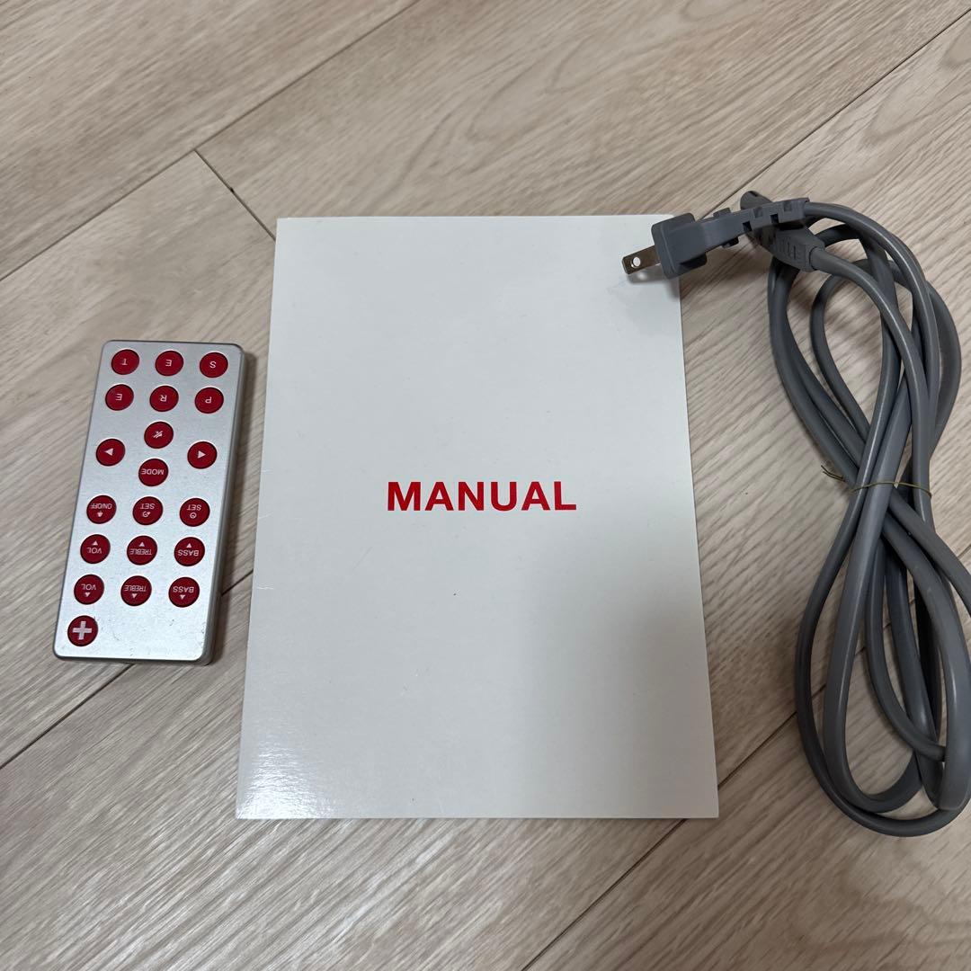 GENEVA model S （Bluetooth）レッド スピーカー説明書あり