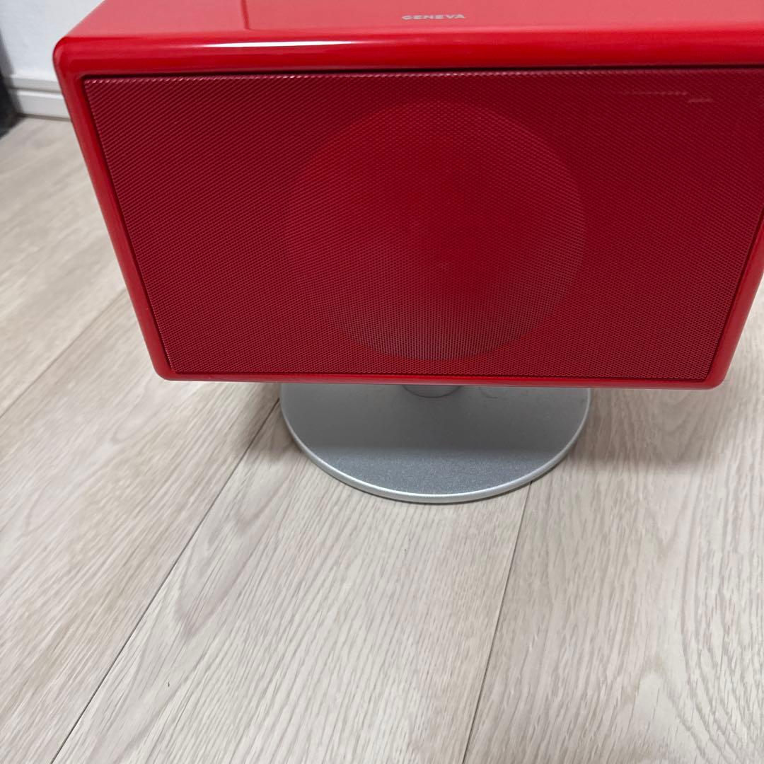 GENEVA model S （Bluetooth）レッド スピーカー説明書あり