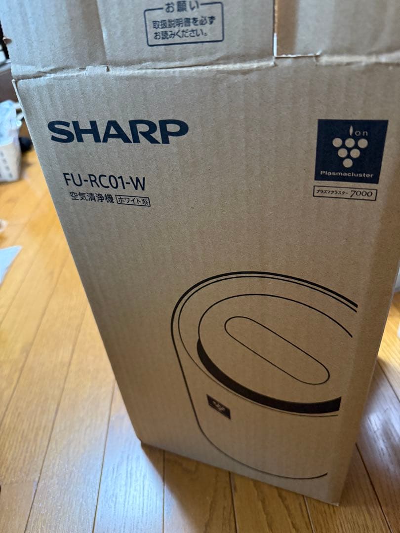 【新品】シャープ 空気清浄機 FU-RC01-W
