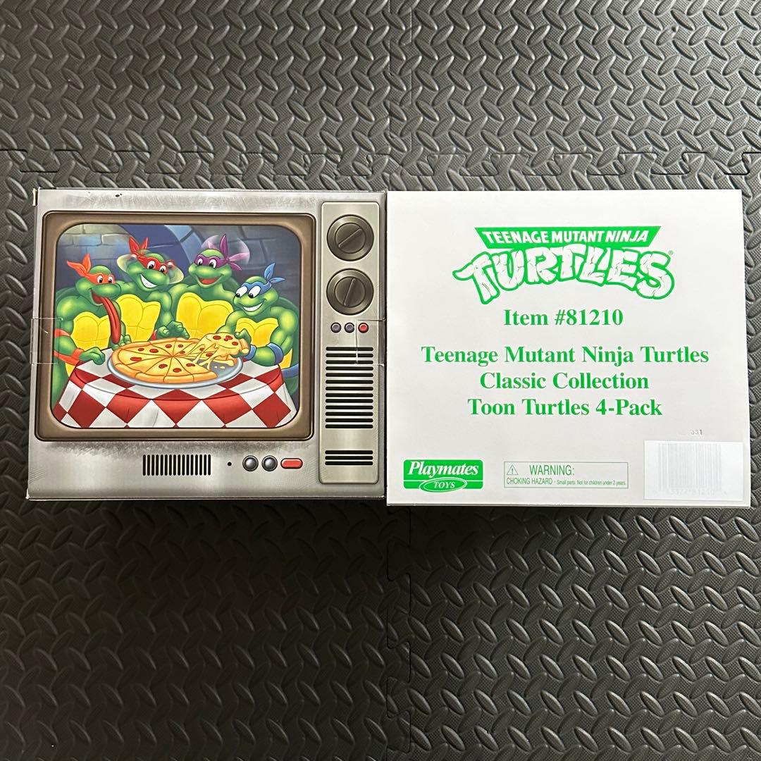 未開封　プレイメイツ　トゥーンタートルズ　4パック
