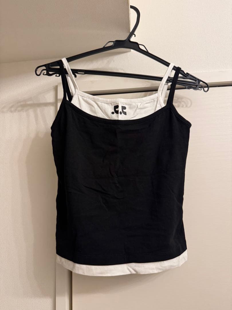 Rest & Recreation キャミソール ブラック/ホワイト