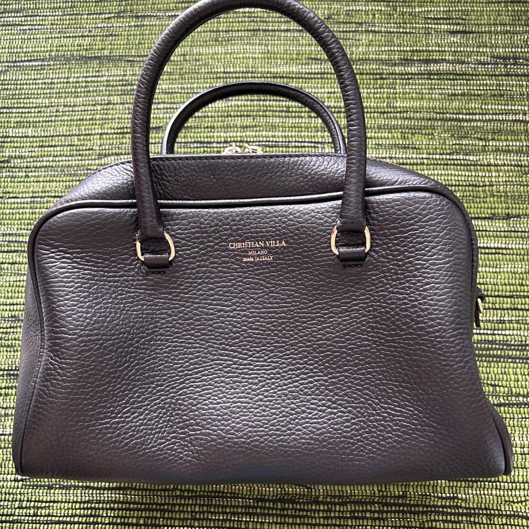 クリスチャン ヴィラ　ボストンバッグ　美品です
