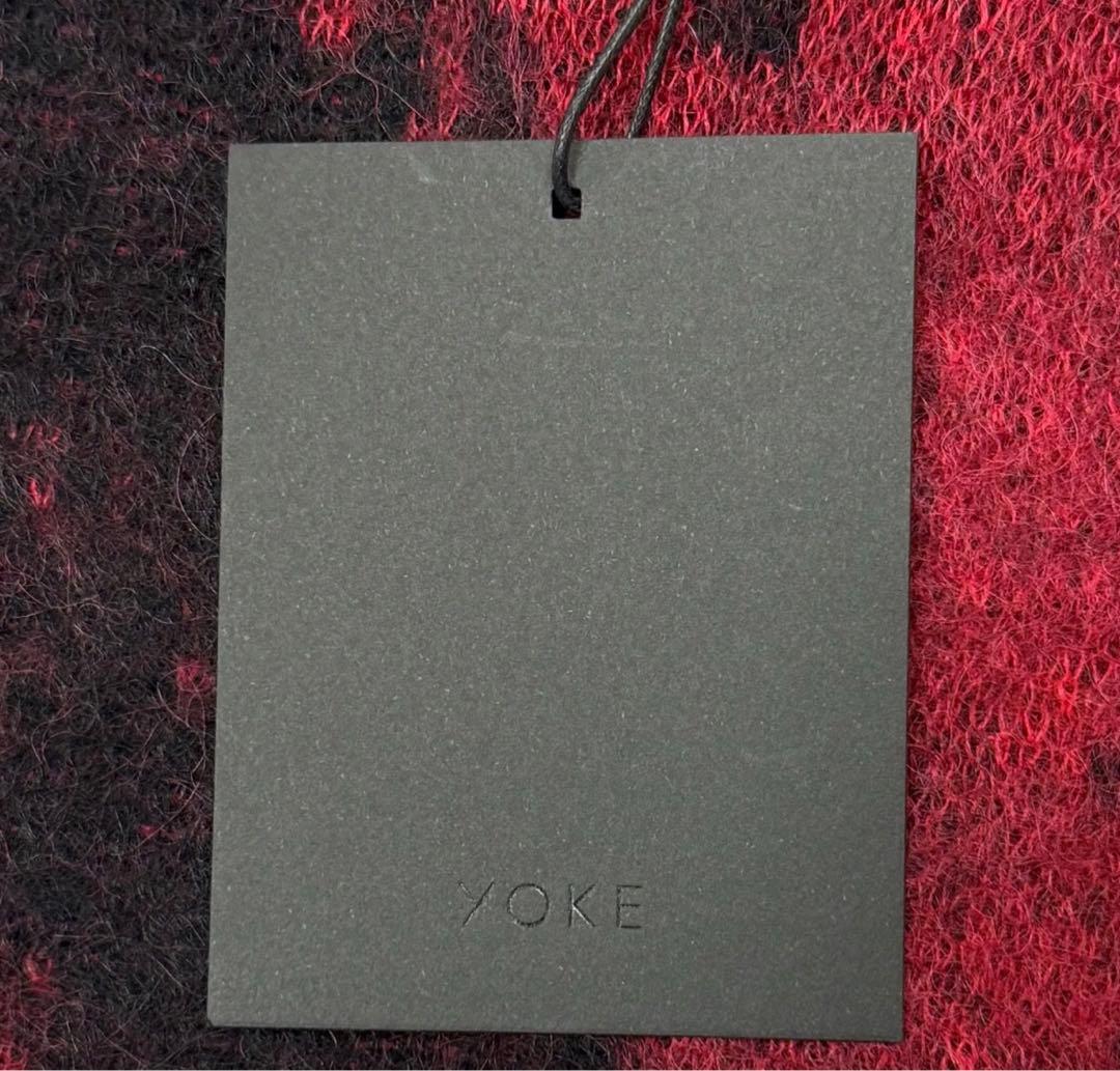 【美品】YOKE24AW KID MOHAIR JACQUARD SWEATER