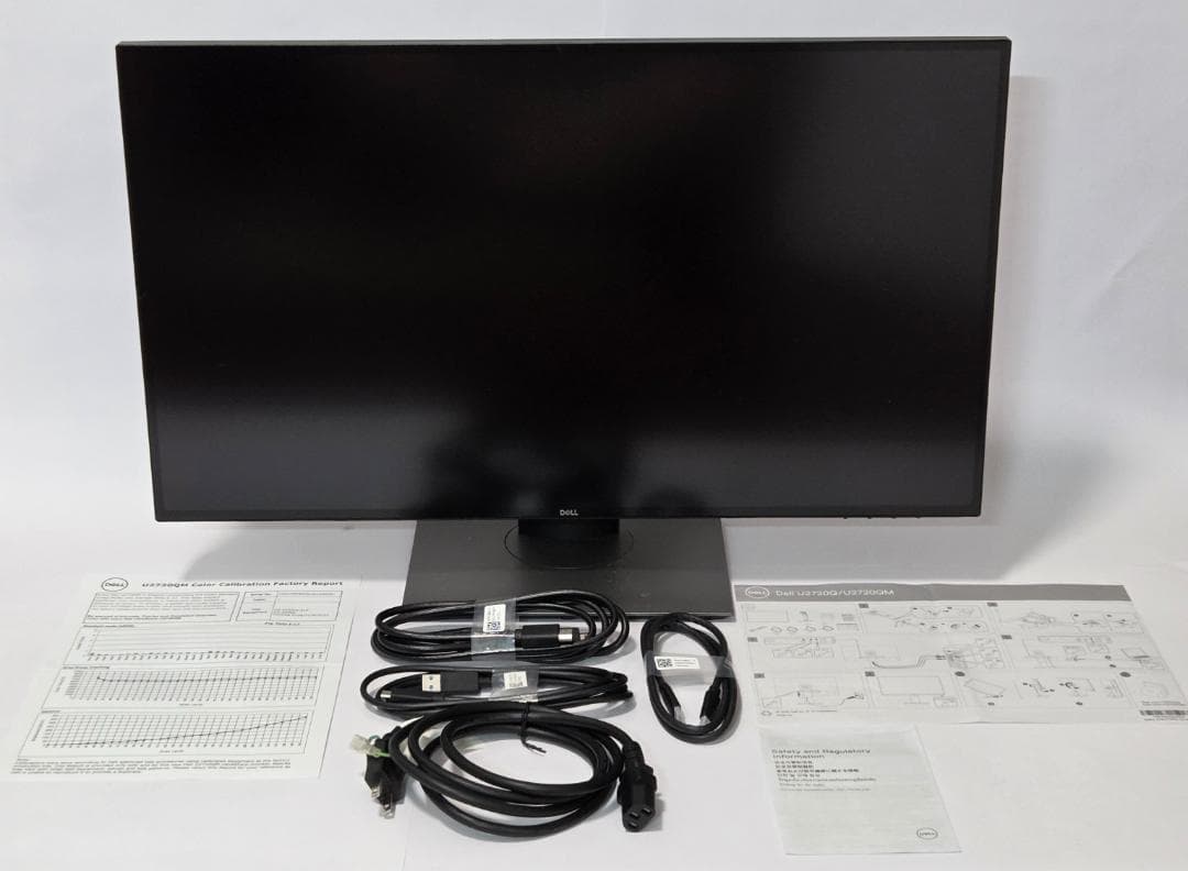 DELL U2720QM 27インチ4Kモニター 本体 付属品完備