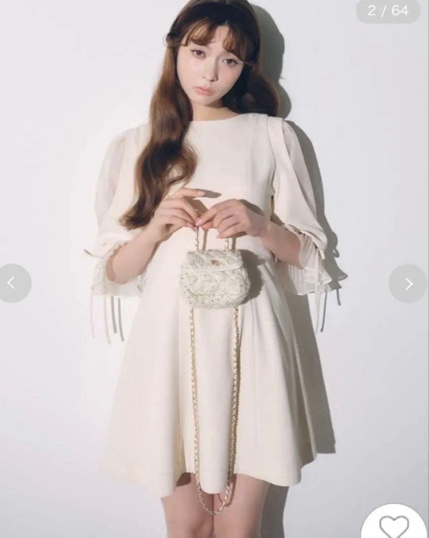 【SNIDEL】レディライクフレアミニワンピース