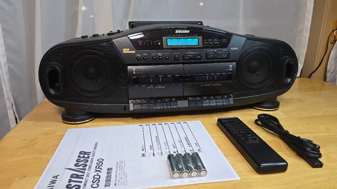 150 AIWA CSD-XR50改 Bluetooth搭載CDラジカセ美品