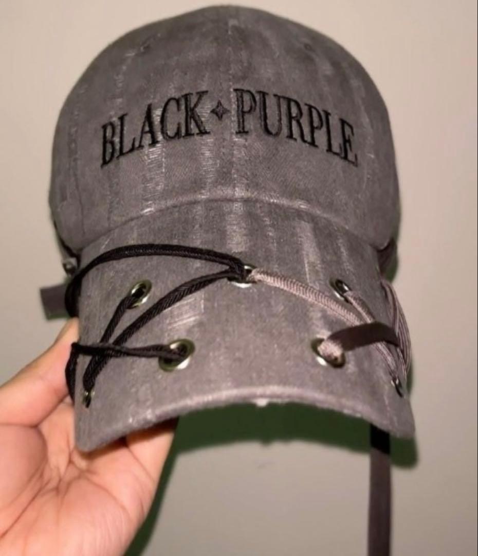 帽子 BLACKPURPLE Vortex Strap Eyelet Cap