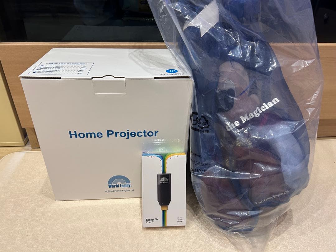 【ディズニー英語】 Projector⭐️ミッキーぬいぐるみ