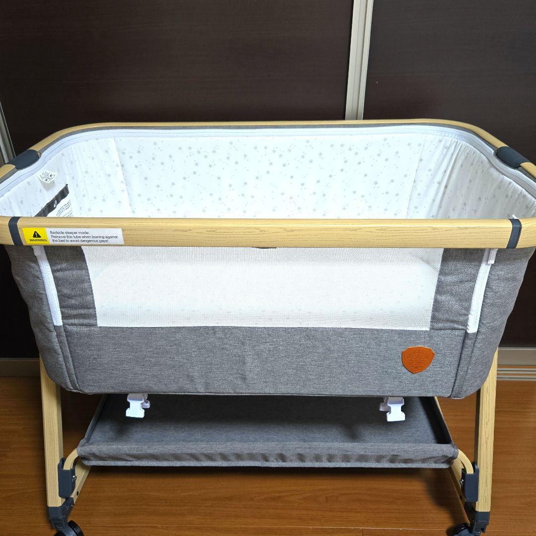 ベビーベッド HZDMJ グレー【説明書・付属品あり】