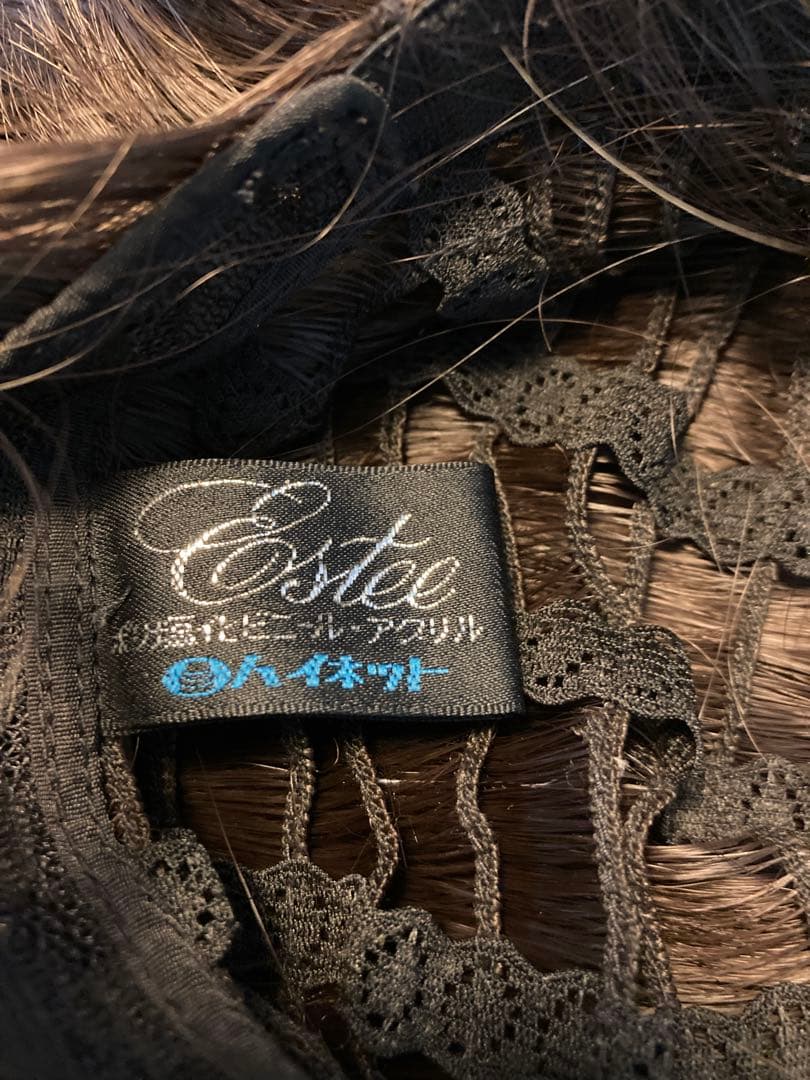 黒のウェーブロングウィッグ