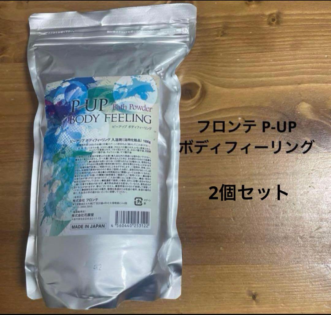 フロンテ P-UP ボディフィーリング 1000g (入浴剤)2個