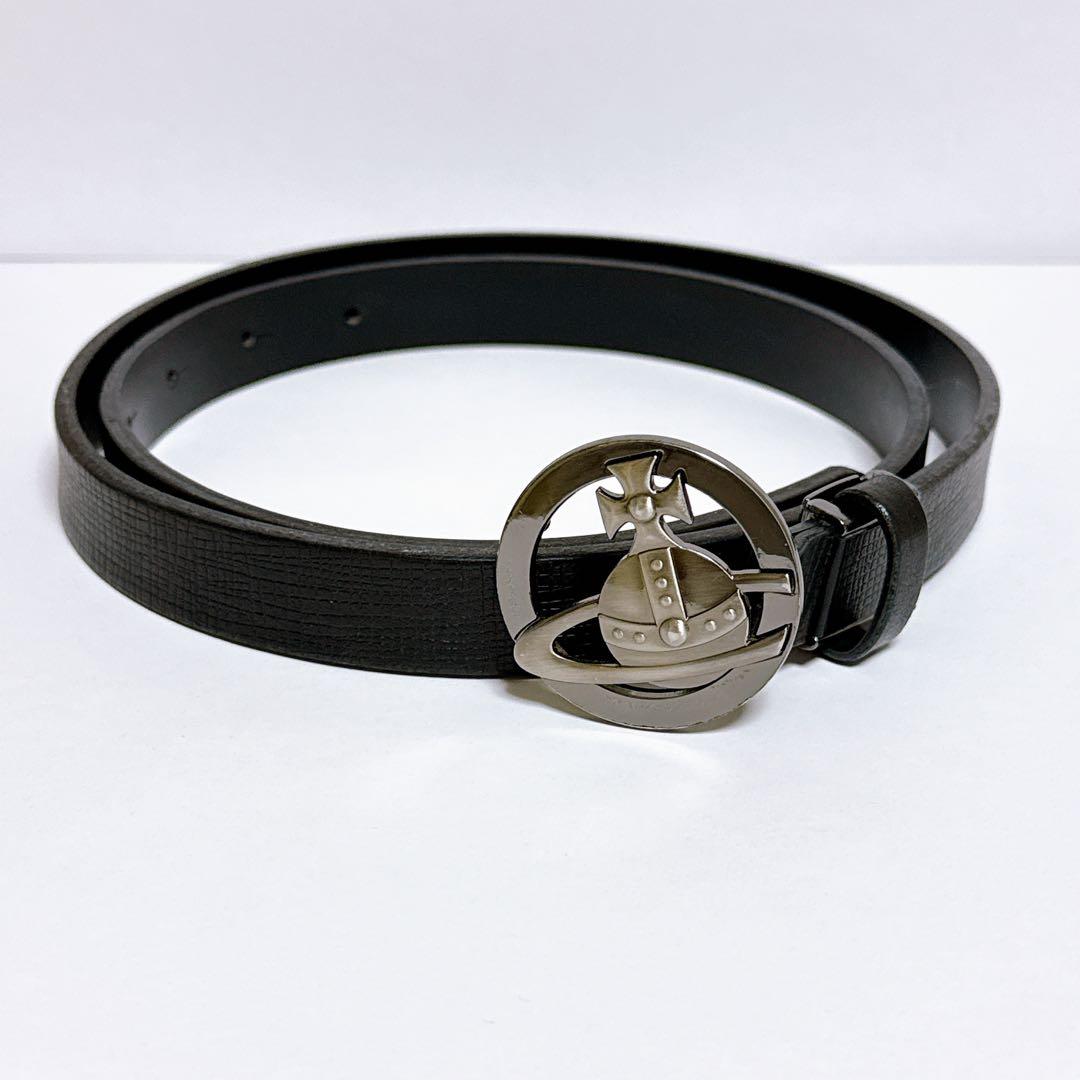 Vivienne Westwood オーブ バックル ベルト 黒ブラック