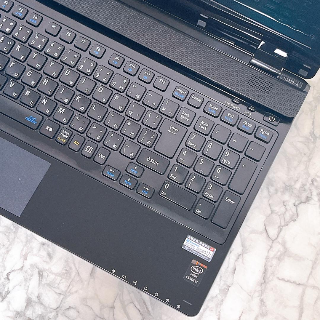 大容量NECノートパソコン✨Windows11✨カメラ/Office✨すぐ使える