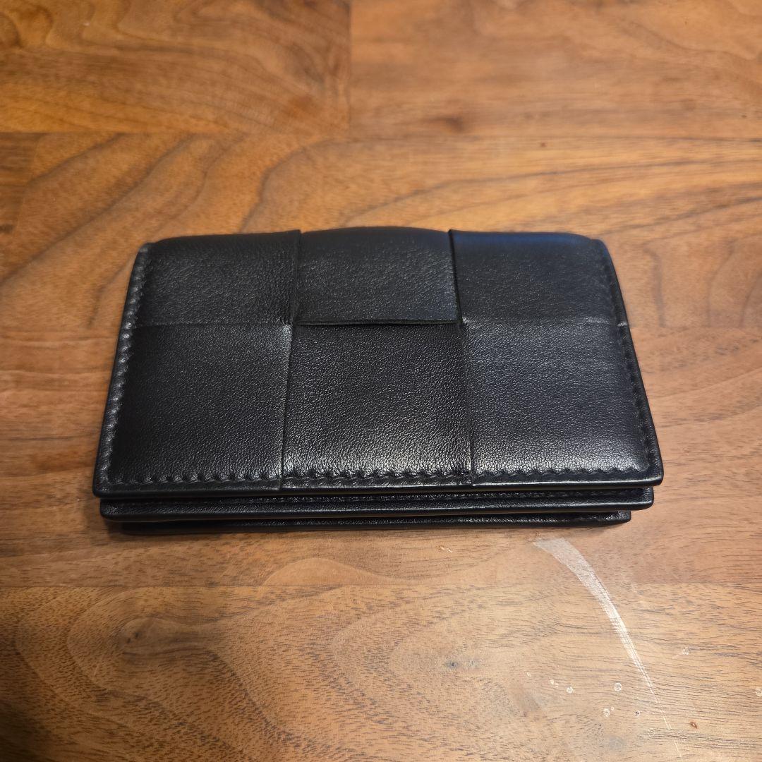 ボッテガヴェネタ　名刺入れ　黒