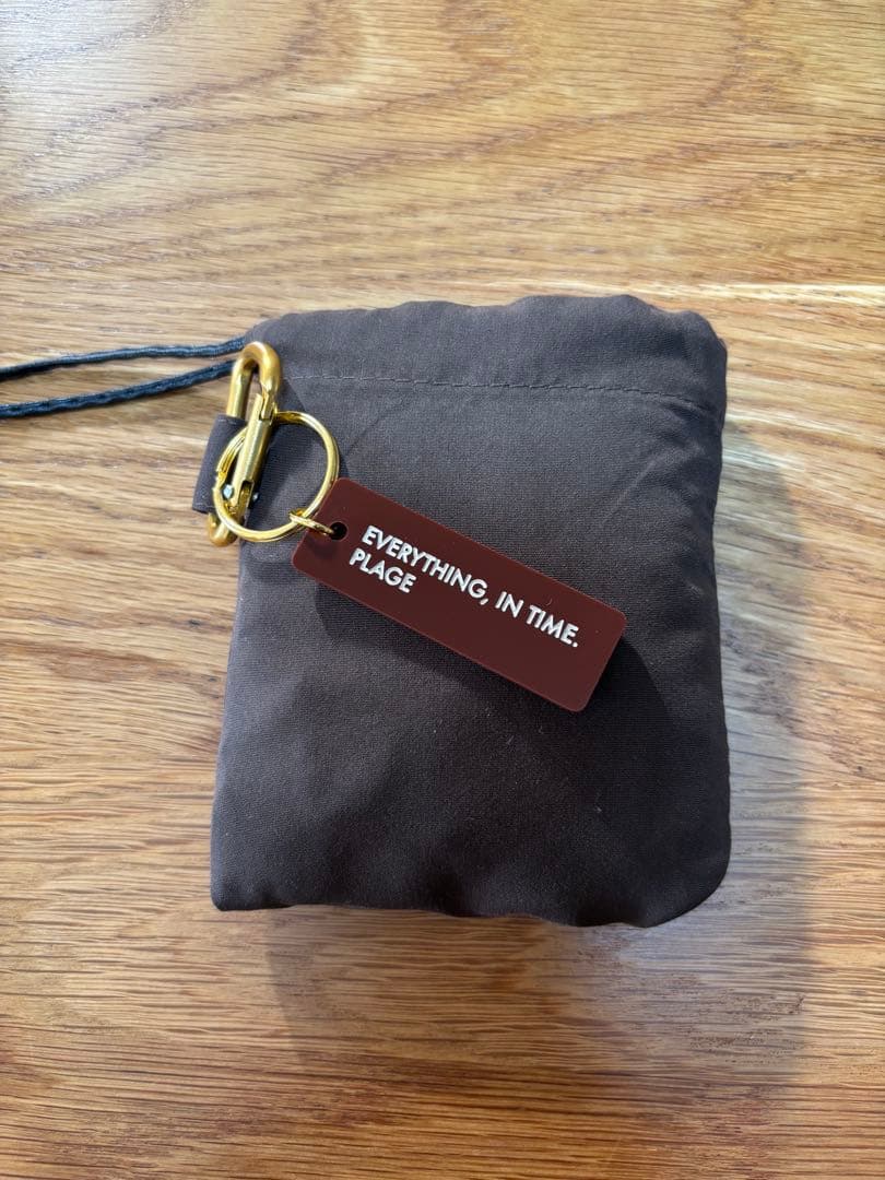 plage ノベルティエコバッグ　ブラウン