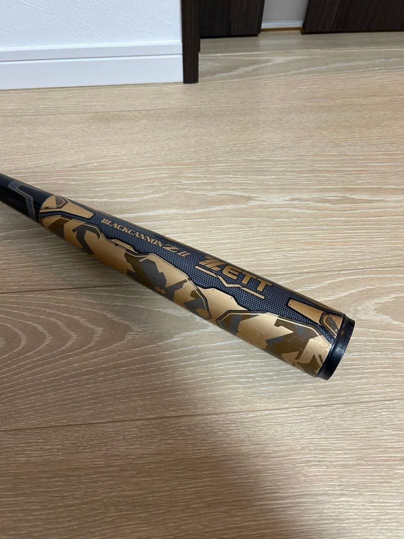 BLACK CANNON Z II 軟式用バット カモフラージュ/ゴールド