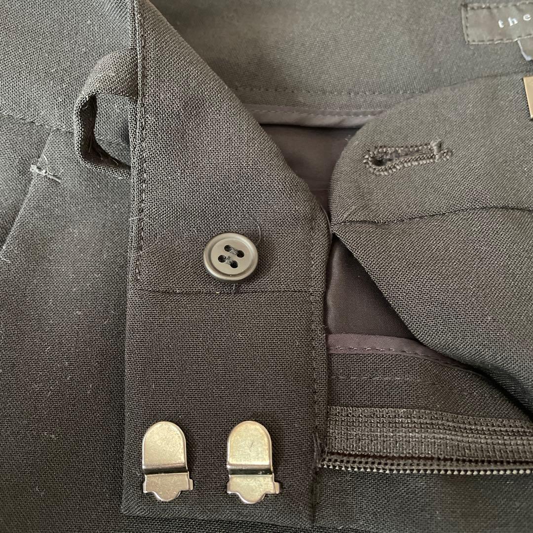 theory ブラックパンツスーツ セット