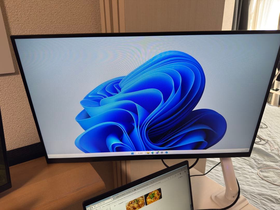 Acer 27インチ モニター＋アーム 台座なし 動作確認済