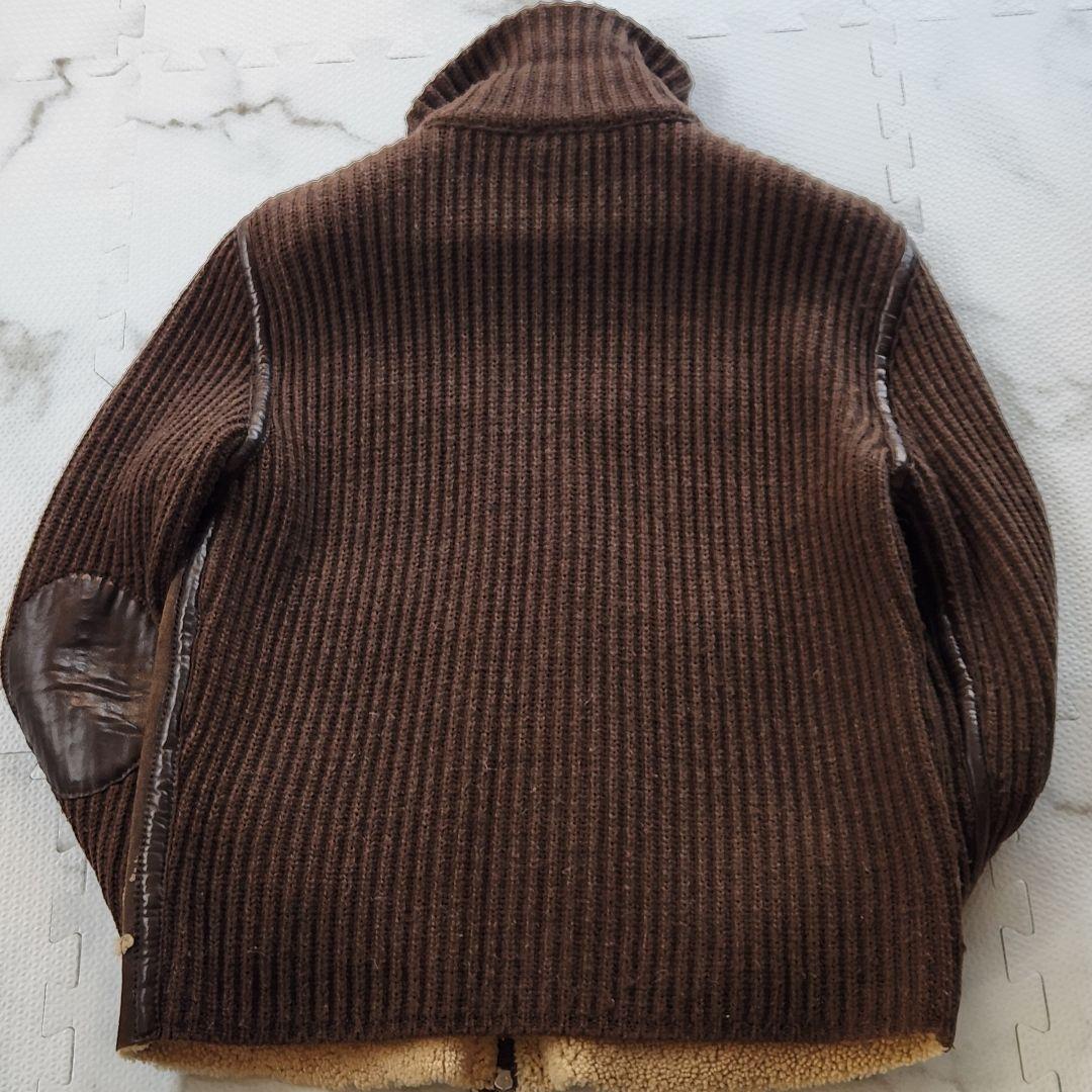 最高級イタリア製✨PREVIEW ドライバーズジャケット ムートン リバーシブル