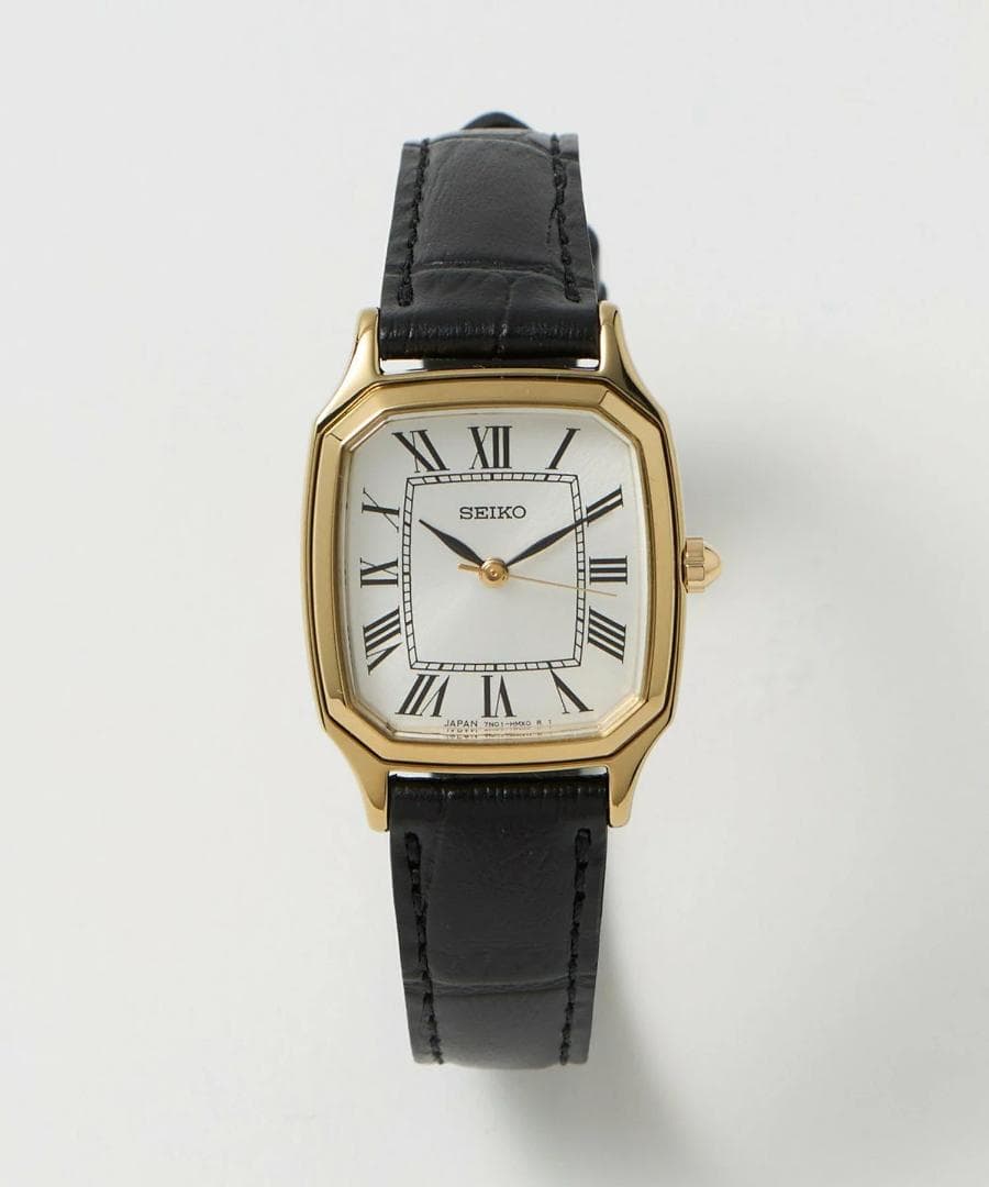 nonUNITED ARROWS 【別注】＜SEIKO＞スクエア レザー