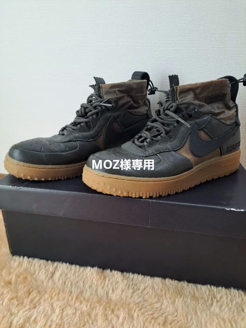 NIKE Air Force 1 GORE-TEX ブラック/カーキ
