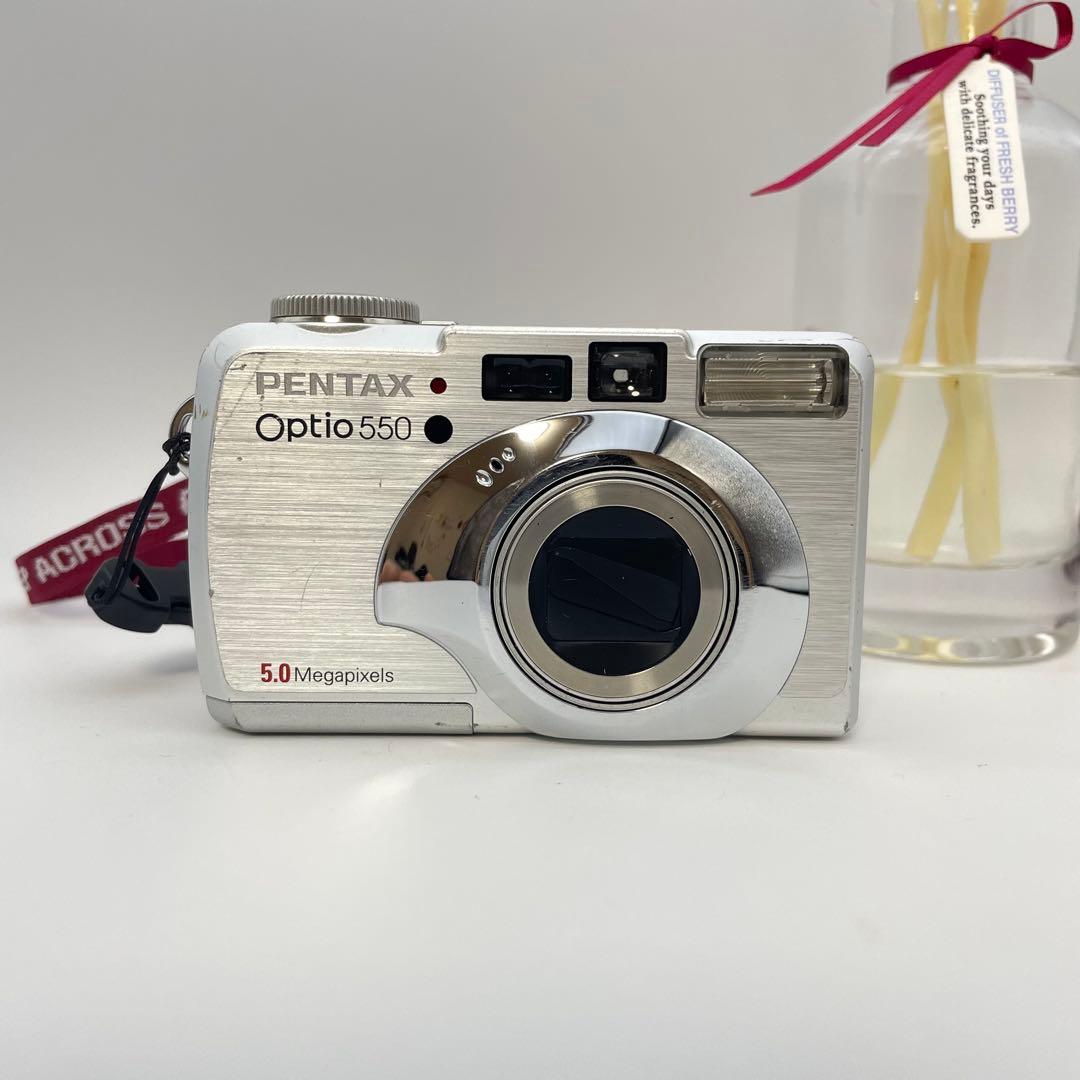スマホ転送OK✨PENTAX Optio 550✨動作確認済 CCD デジカメ♪