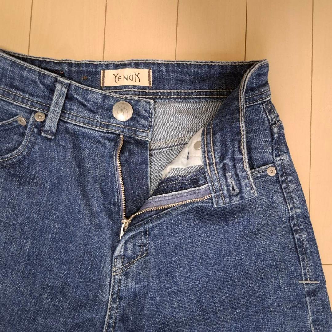 ともちゃんさん専用*【美品】YANUKワイドフレア カットオフ アメリカンブルー