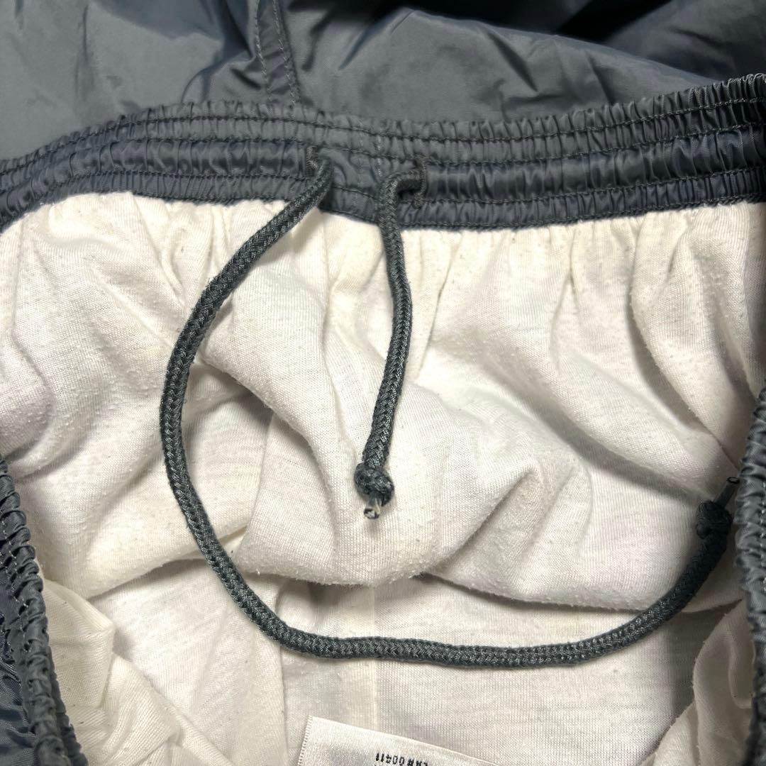 90s oldadidas 万国国旗タグ　ナイロンパンツ　グレー　US規格