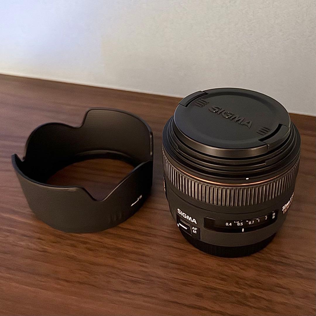 SIGMAシグマ Canon用 30mm F1.4EX DC ダカフェ日記レンズ