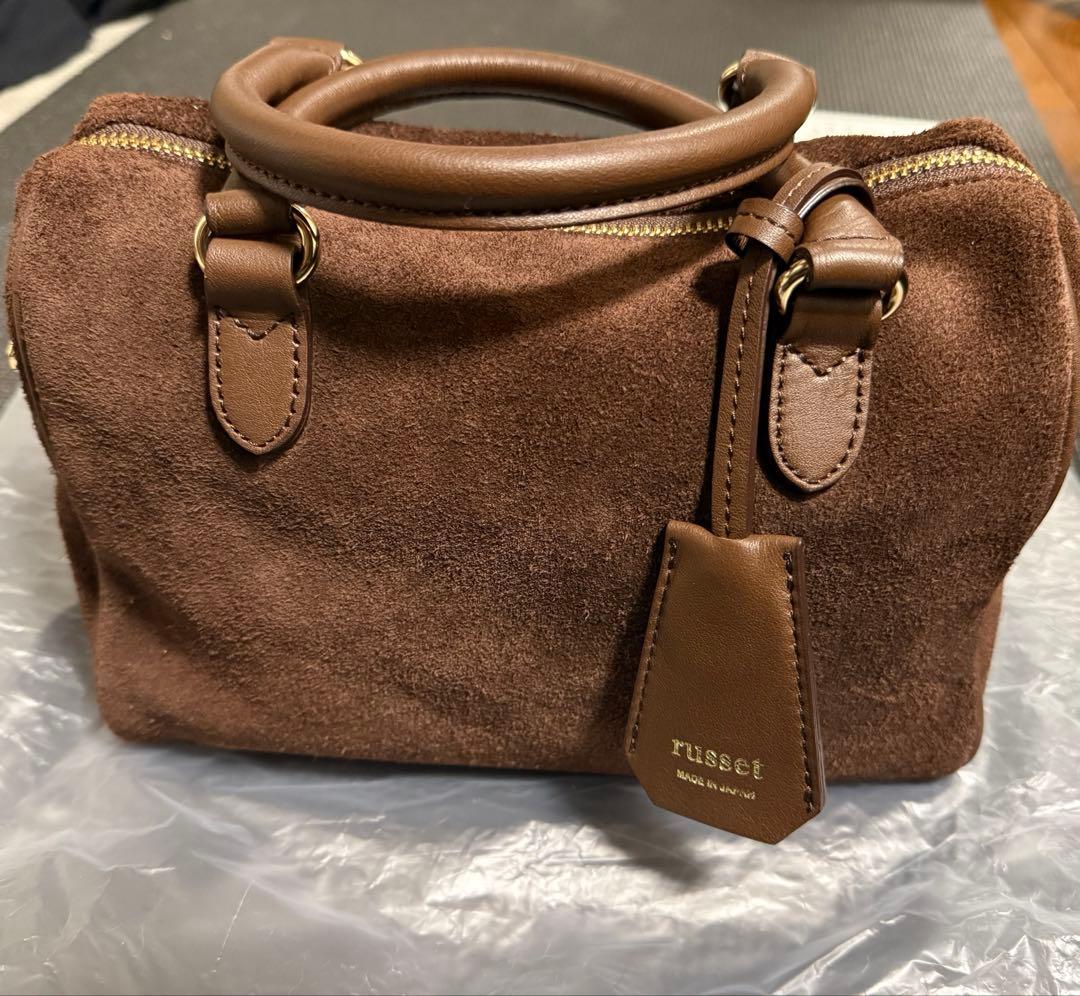 russet ラシット スエード 2wayミニボストンバッグ