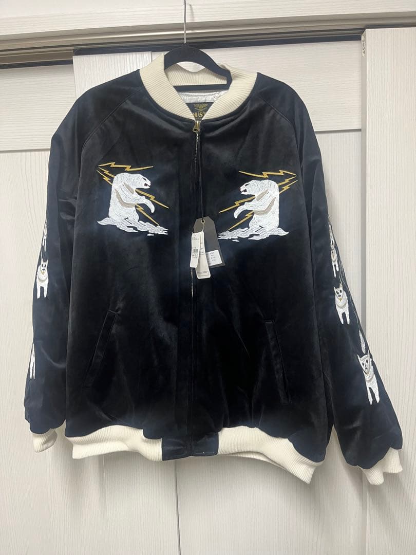 最終値下げ‼️【タグ付き】別珍　スカジャン アラスカ　HOUSTON