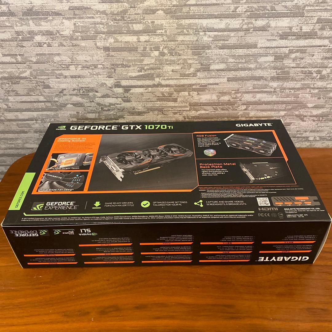 【美品】GPU GIGABYTEGEFORCEGTX1070 Ti 8GB
